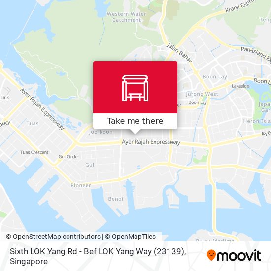 Sixth LOK Yang Rd - Bef LOK Yang Way (23139) map