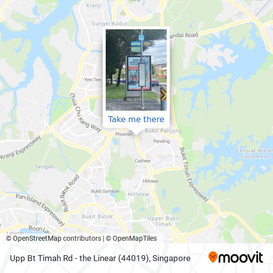 Upp Bt Timah Rd - the Linear (44019) map