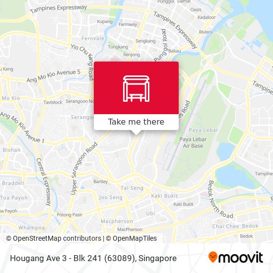 Hougang Ave 3 - Blk 241 (63089)地图