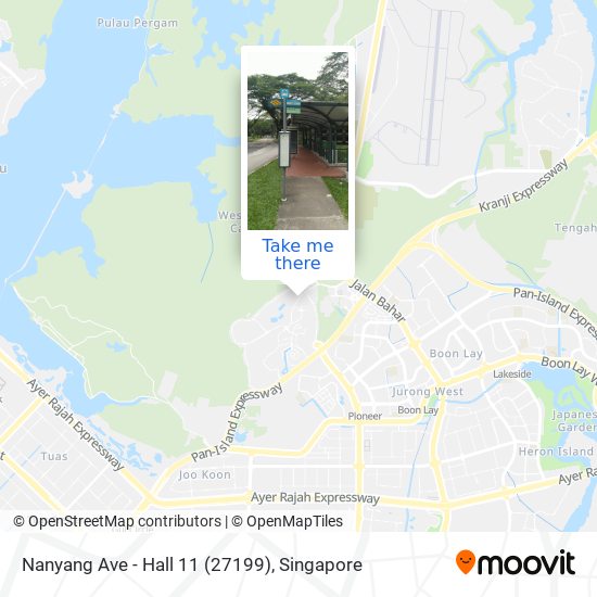 Nanyang Ave - Hall 11 (27199) map