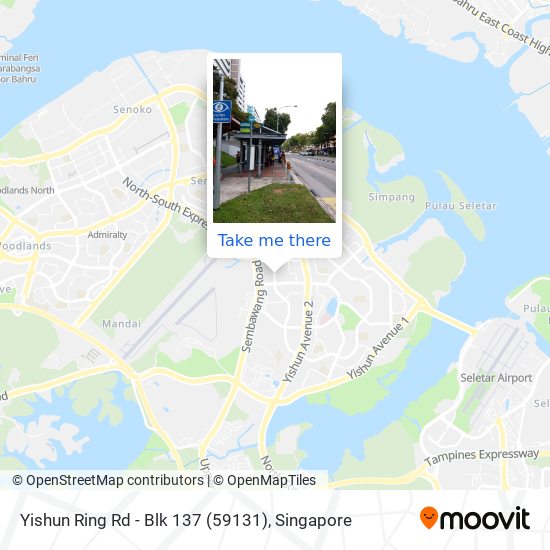 Yishun Ring Rd - Blk 137 (59131) map