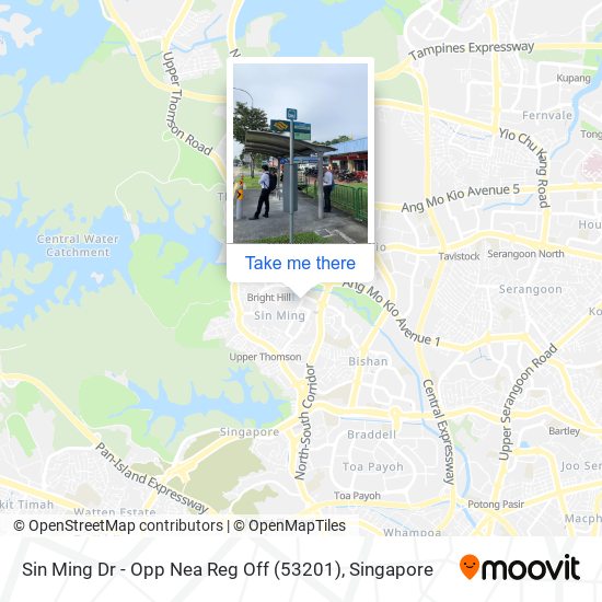 Sin Ming Dr - Opp Nea Reg Off (53201) map