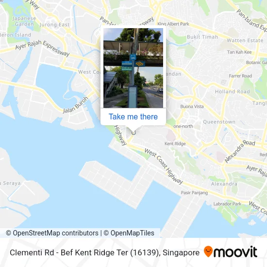 Clementi Rd - Bef Kent Ridge Ter (16139) map