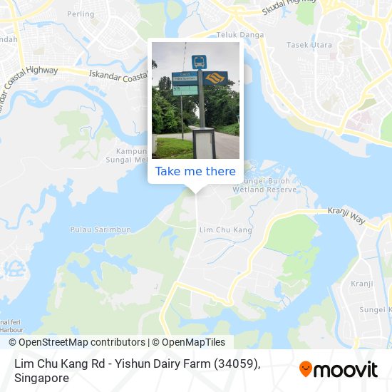 Lim Chu Kang Rd - Yishun Dairy Farm (34059) map