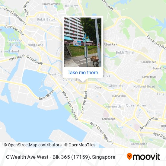 C'Wealth Ave West - Blk 365 (17159) map