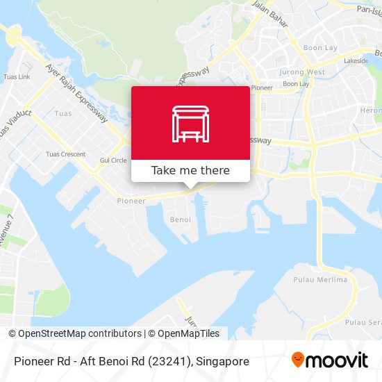 Pioneer Rd - Aft Benoi Rd (23241) map