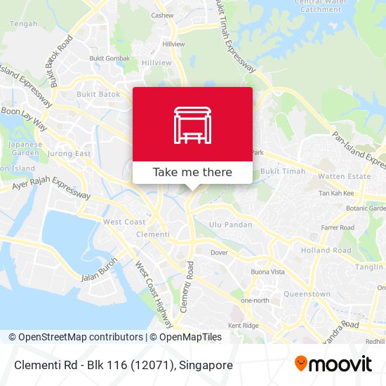 Clementi Rd - Blk 116 (12071) map