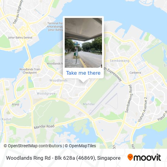 Woodlands Ring Rd - Blk 628a (46869) map