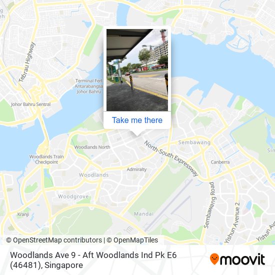 Woodlands Ave 9 - Aft Woodlands Ind Pk E6 (46481) map