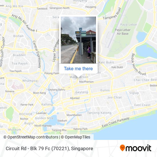 Circuit Rd - Blk 79 Fc (70221) map