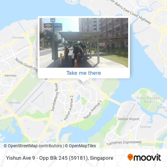 Yishun Ave 9 - Opp Blk 245 (59181)地图