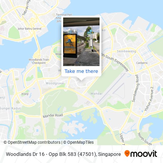 Woodlands Dr 16 - Opp Blk 583 (47501) map