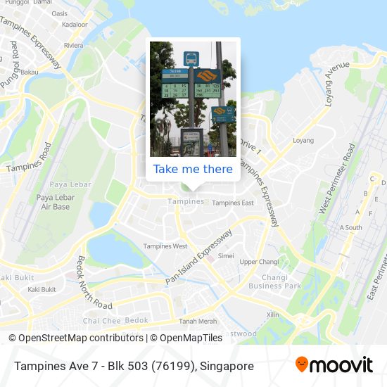 Tampines Ave 7 - Blk 503 (76199) map