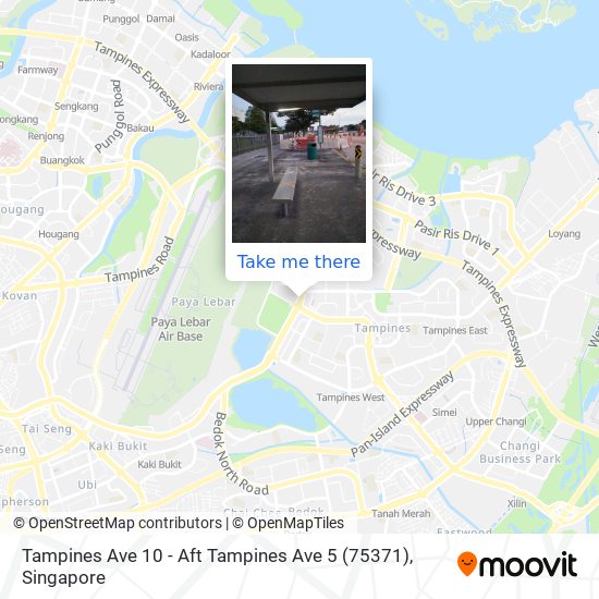 Tampines Ave 10 - Aft Tampines Ave 5 (75371) map