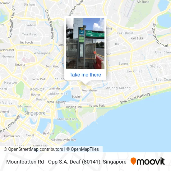 Mountbatten Rd - Opp S.A. Deaf (80141)地图