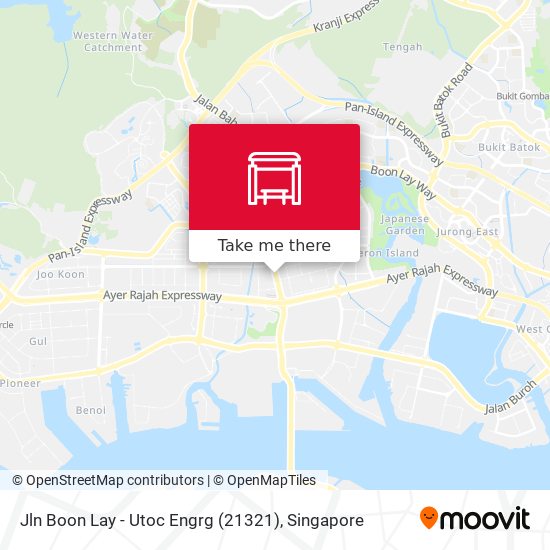 Jln Boon Lay - Utoc Engrg (21321) map