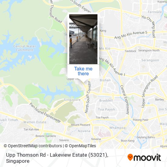 Upp Thomson Rd - Lakeview Estate (53021)地图