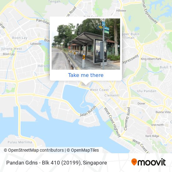 Pandan Gdns - Blk 410 (20199) map