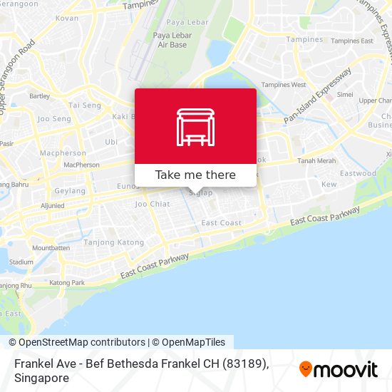 Frankel Ave - Bef Bethesda Frankel CH (83189) map