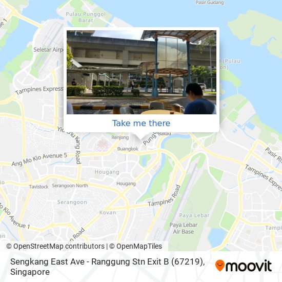 Sengkang East Ave - Ranggung Stn Exit B (67219)地图