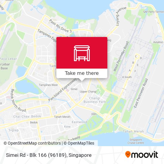 Simei Rd - Blk 166 (96189) map