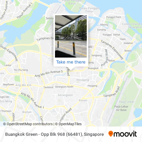 Buangkok Green - Opp Blk 968 (66481)地图