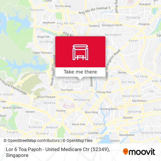 Lor 6 Toa Payoh - United Medicare Ctr (52349)地图