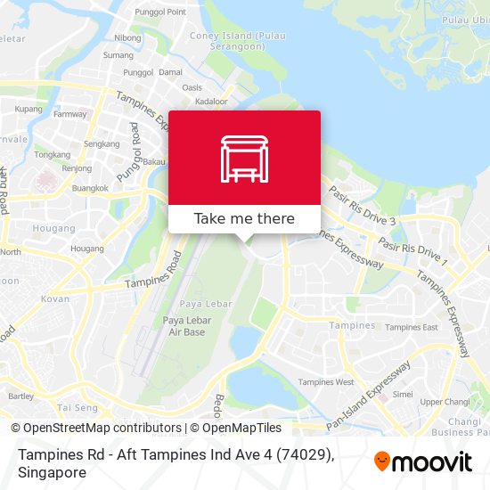 Tampines Rd - Aft Tampines Ind Ave 4 (74029)地图