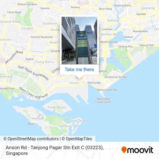 Anson Rd - Tanjong Pagar Stn Exit C (03223)地图