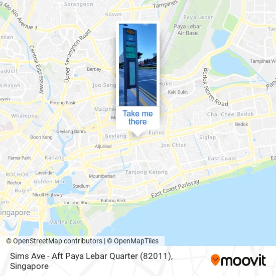 Sims Ave - Aft Paya Lebar Quarter (82011)地图