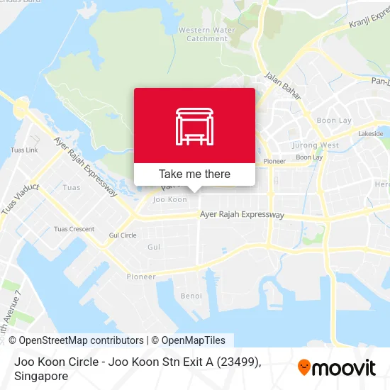 Joo Koon Circle - Joo Koon Stn Exit A (23499)地图