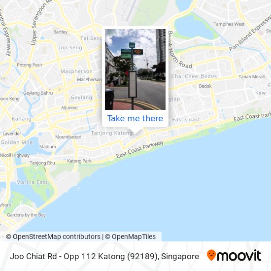 Joo Chiat Rd - Opp 112 Katong (92189) map