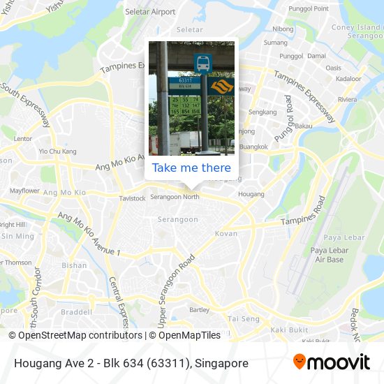 Hougang Ave 2 - Blk 634 (63311)地图