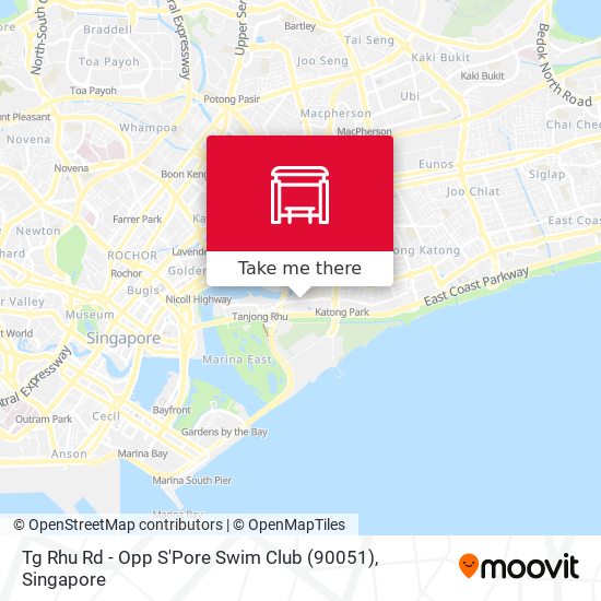 Tg Rhu Rd - Opp S'Pore Swim Club (90051) map