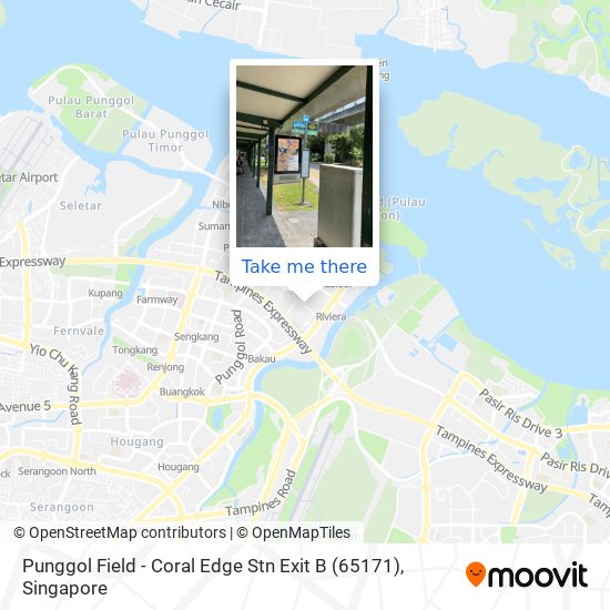 Punggol Field - Coral Edge Stn Exit B (65171) map