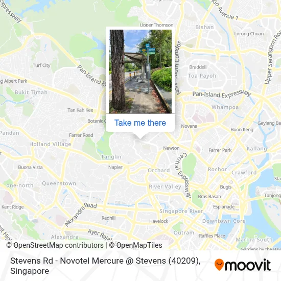 Stevens Rd - Novotel Mercure @ Stevens (40209) 公交站 - 路线、时刻表和票价