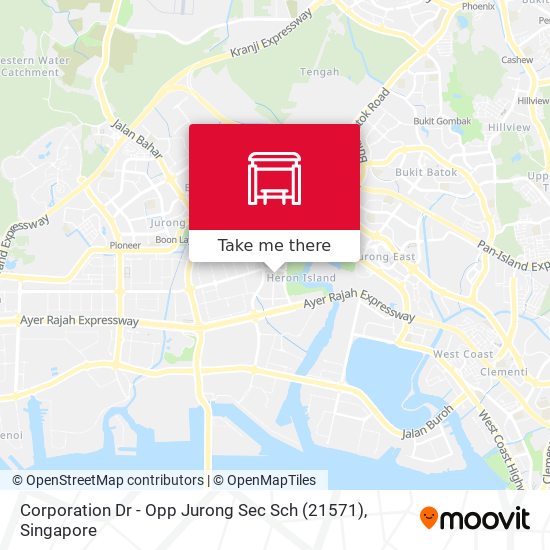 Corporation Dr - Opp Jurong Sec Sch (21571) map