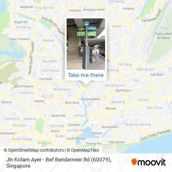 Jln Kolam Ayer - Bef Bendemeer Rd (60079)地图