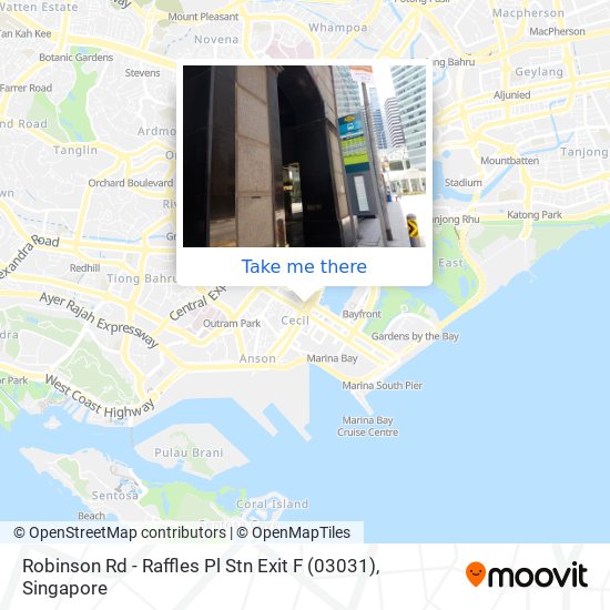 Robinson Rd - Raffles Pl Stn Exit F (03031) map