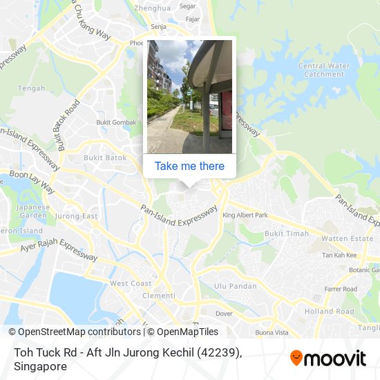Toh Tuck Rd - Aft Jln Jurong Kechil (42239) map