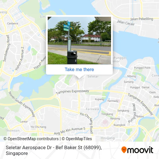 Seletar Aerospace Dr - Bef Baker St (68099)地图