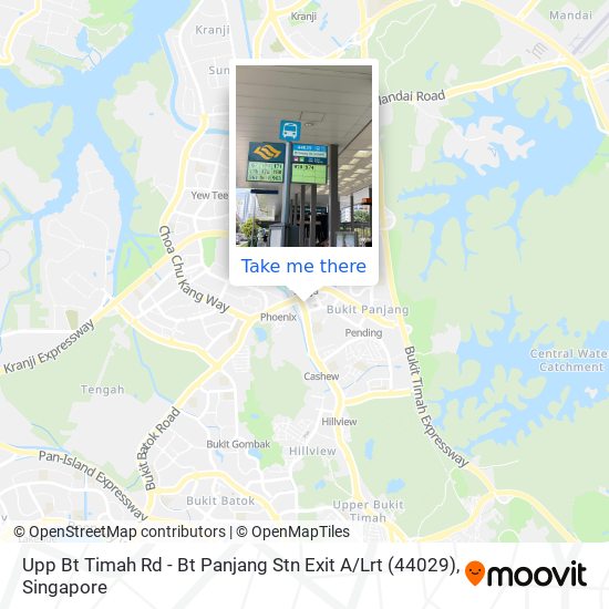 Upp Bt Timah Rd - Bt Panjang Stn Exit A / Lrt (44029)地图