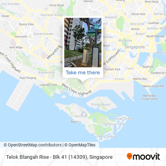 Telok Blangah Rise - Blk 41 (14309) map