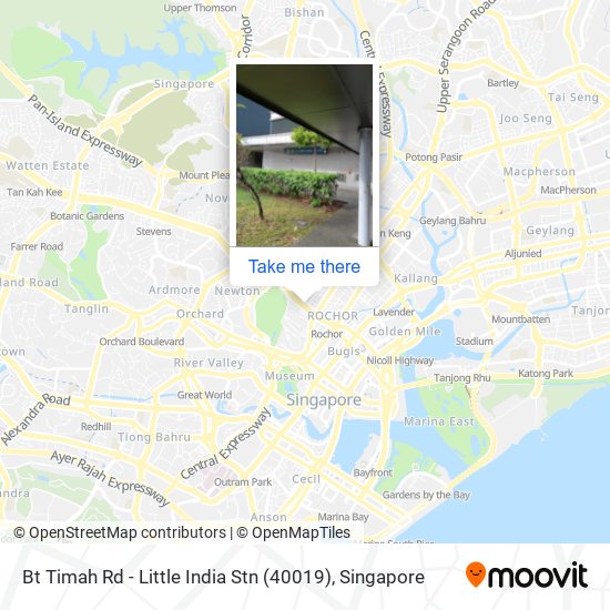 Bt Timah Rd - Little India Stn (40019) map
