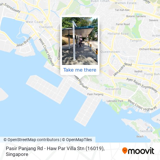 Pasir Panjang Rd - Haw Par Villa Stn (16019) map