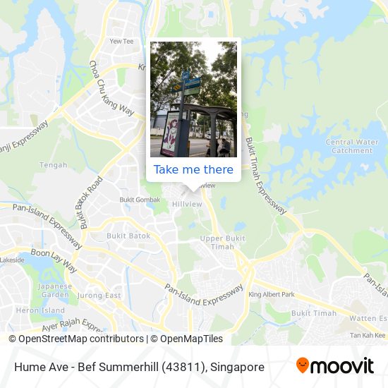 Hume Ave - Bef Summerhill (43811) map