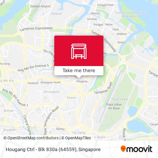Hougang Ctrl - Blk 830a (64559) map