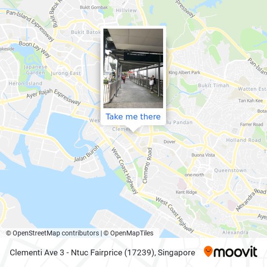 Clementi Ave 3 - Ntuc Fairprice (17239) map