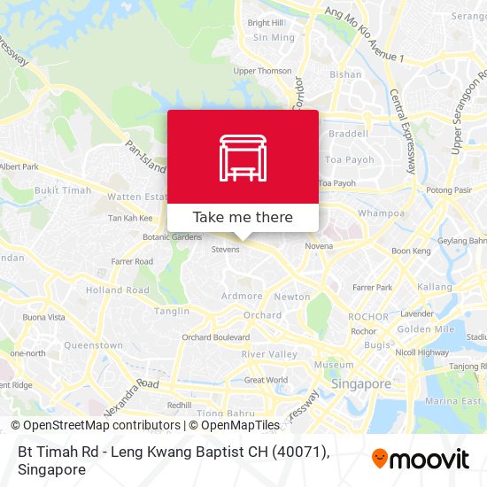 Bt Timah Rd - Leng Kwang Baptist CH (40071) map