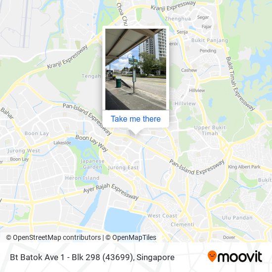 Bt Batok Ave 1 - Blk 298 (43699) map